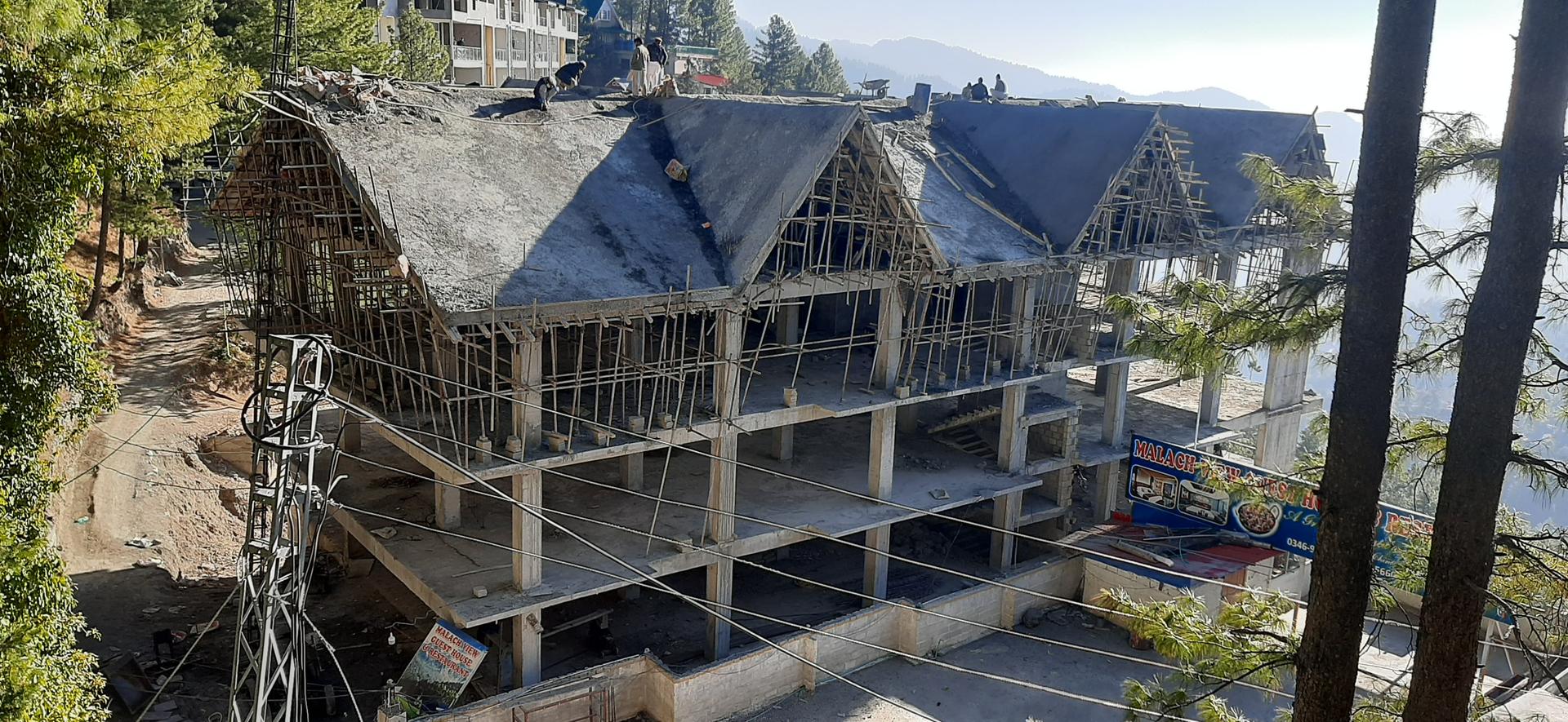 Foundation Complete - Luxury apartments near Abbottabad in Nathiagali
