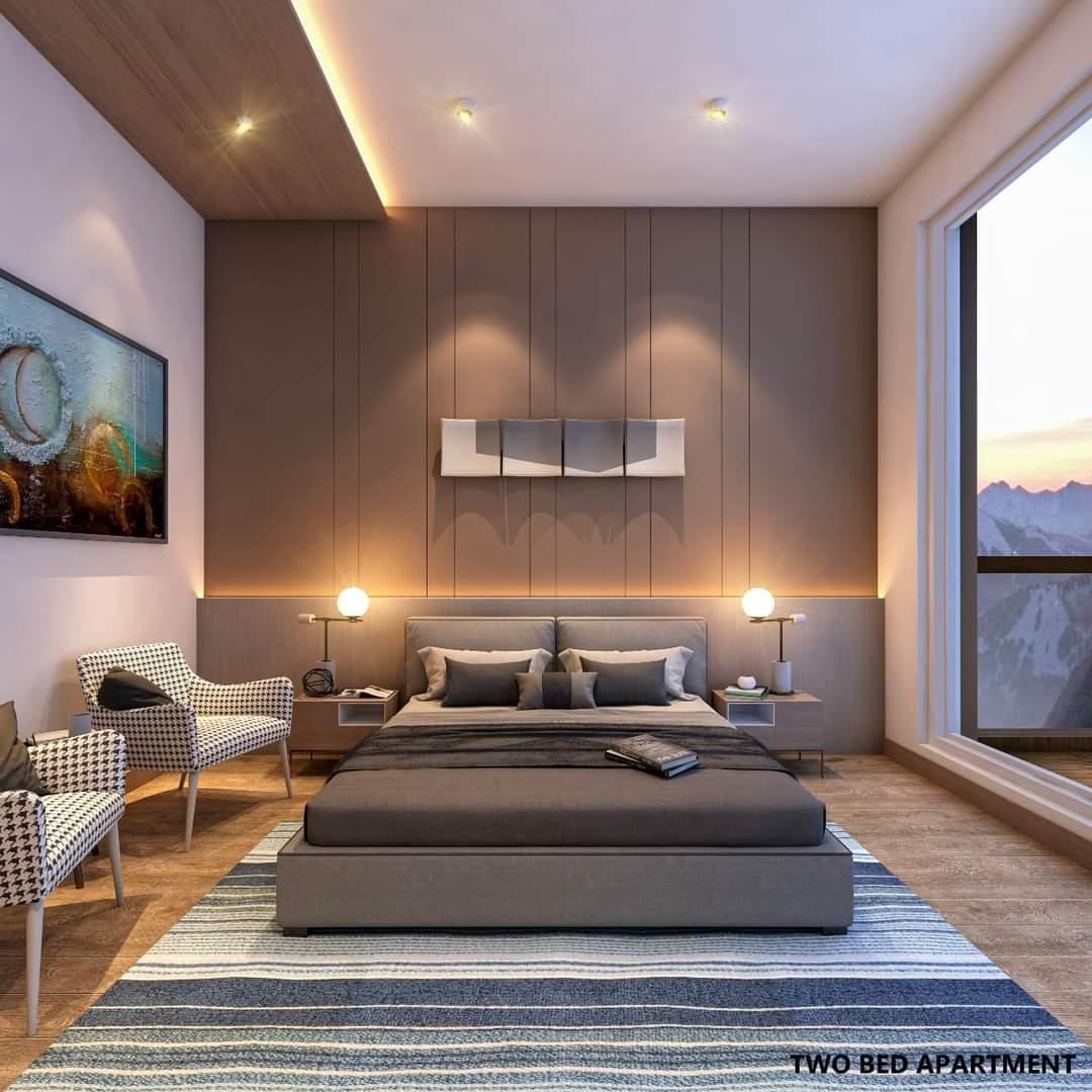 Modern kitchen design in Nathiagali apartment near Abbottabad