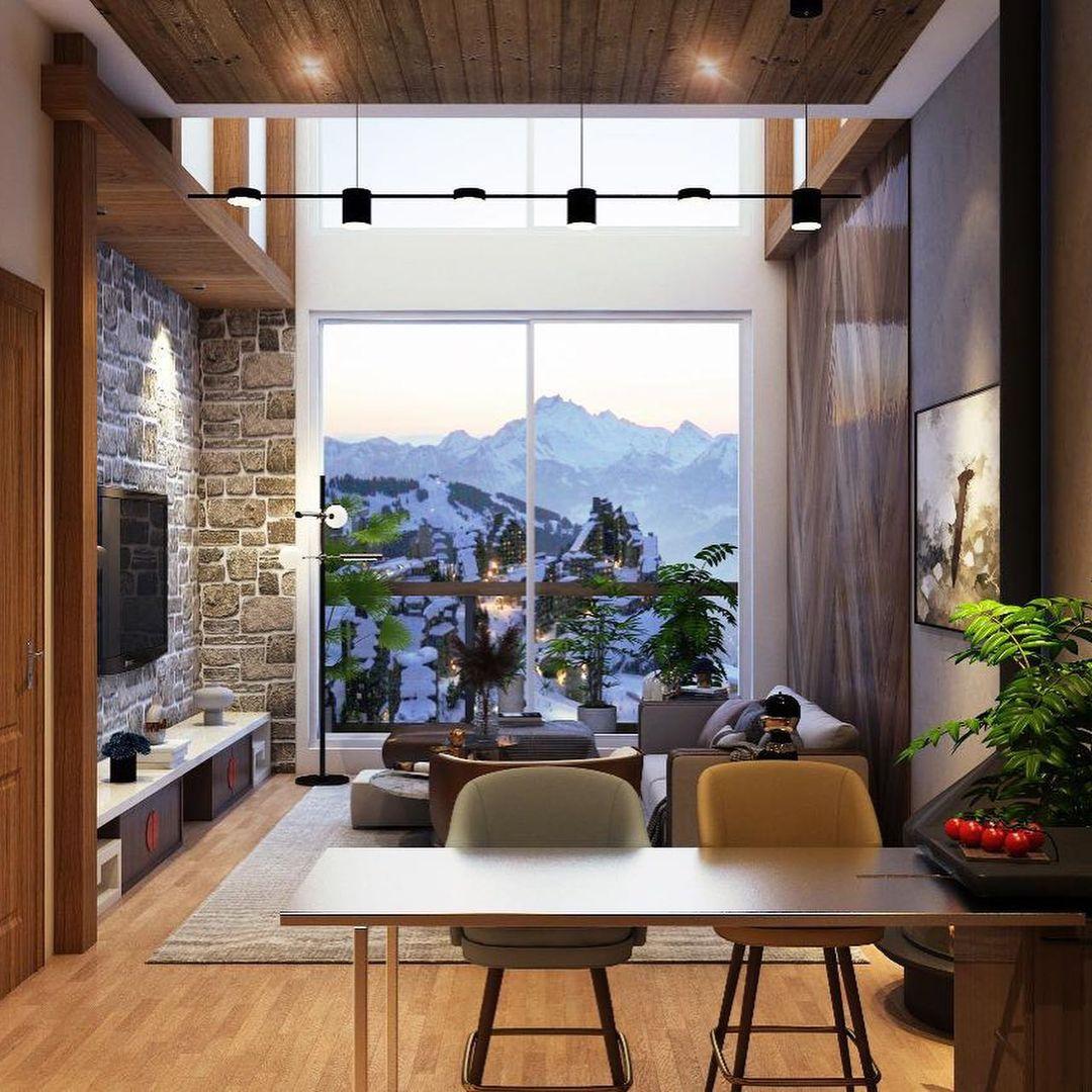 Panoramic balcony view